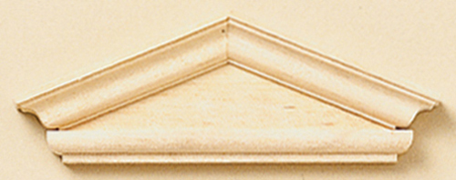 Dollhouse Miniature Hooded Pediment